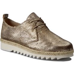 Espadryle CAPRICE - 9-23701-38 Taupe Metallic 354. Żółte espadryle Caprice, bez wzorów, ze skóry, bez obcasa, na płaskiej podeszwie, bez zapięcia. W wyprzedaży za 139.00 zł.