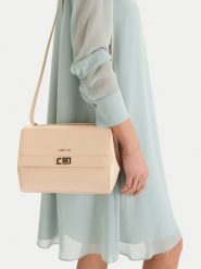 Lasocki Torebka CEO-LSK-L-019-09 Beżowy. Brązowe torebki klasyczne Lasocki, bez wzorów, z materiału, bez dodatków. Za 159.99 zł.