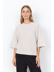 Soyaconcept Sweter "Orlean" w kolorze beżowym rozmiar: XS. Brązowe swetry Soyaconcept, xs, bez wzorów, bez ramiączek. Za 164.95 zł.