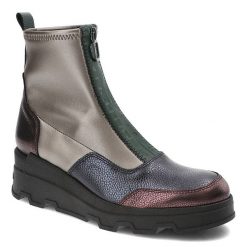 Szare Botki Hispanitas Buty Premium Damskie. Szare botki Hispanitas, bez wzorów, ze skóry ekologicznej, bez obcasa, bez zapięcia. Za 599.00 zł.