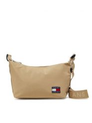 Tommy Jeans Torebka Tjw Ess Daily Shoulder Bag AW0AW17287 Beżowy. Brązowe torebki klasyczne Tommy Jeans, bez wzorów, z jeansu, bez dodatków. Za 159.99 zł.