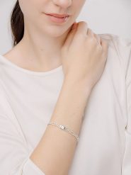 Pandora Srebrna bransoletka z cyrkoniami rozmiar: 18. Szare bransoletki Pandora, z cyrkonią, srebrne. Za 744.98 zł.