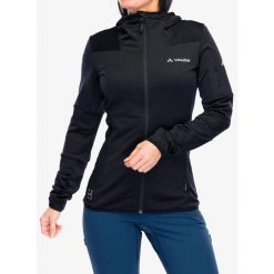 Bluza polarowa damska Vaude Monviso Fleece Jacket II. Czarne bluzy Vaude, na zimę, l, bez wzorów, z polaru, bez kaptura. Za 350.99 zł.