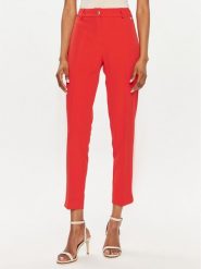 Maryley Spodnie materiałowe 24EB52Z/M23/43FI Czerwony Regular Fit. Czerwone spodnie materiałowe Maryley, m, bez wzorów, z materiału. Za 119.99 zł.
