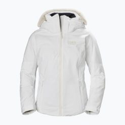 Kurtka narciarska damska Helly Hansen Verbier Infinity. Białe kurtki narciarskie Helly Hansen, bez wzorów, bez kaptura, narciarskie. W wyprzedaży za 2,517.50 zł.