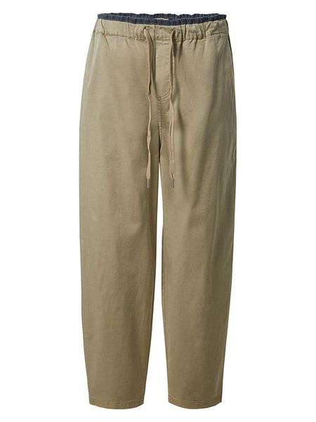 Timezone Spodnie "Lou" w kolorze khaki rozmiar: S. Brązowe spodnie materiałowe Timezone, s, bez wzorów, z materiału, z podwyższonym stanem. Za 169.95 zł.