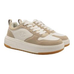 Damskie Buty Sportowe Lite Low. Białe obuwie sportowe Champion, na zimę, bez zapięcia. Za 309.99 zł.