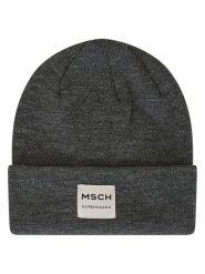 MOSS COPENHAGEN Czapka w kolorze antracytowym rozmiar: onesize. Czarne czapki Moss Copenhagen, bez wzorów, ze skóry. Za 77.95 zł.