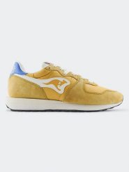 Kangaroos Skórzane sneakersy "Aussie Athluxe II" w kolorze żółtym rozmiar: 40. Żółte trampki KangaROOS, bez wzorów, z materiału, bez zapięcia. Za 469.99 zł.