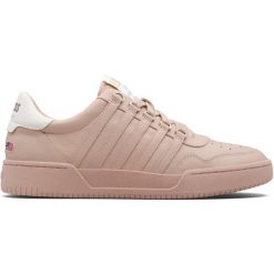 Sneakersy damskie K-Swiss Lawn Court Lth. Czerwone obuwie sportowe K-SWISS, bez zapięcia. W wyprzedaży za 389.50 zł.