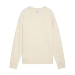 Bluza na co dzień Damska Puma Bez Kaptura Bawełniana Sportowa. Białe bluzy Puma, bez wzorów, z bawełny, bez kaptura. Za 229.00 zł.