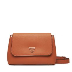 Torebka Guess. Brązowe listonoszki Guess, z aplikacjami, bez dodatków. Za 589.99 zł.