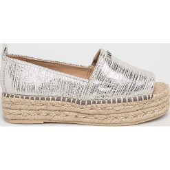 Dkny - Espadryle. Szare espadryle DKNY, bez wzorów, z gumy, bez obcasa, na platformie, bez zapięcia. W wyprzedaży za 449.90 zł.