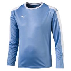 Koszulka Puma Liga Jr. Białe bluzki HSN, bez wzorów, sportowe, bez kołnierzyka, bez ramiączek. Za 135.99 zł.
