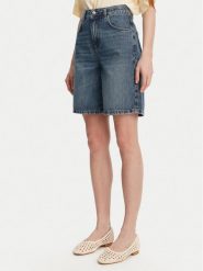 Marella Szorty jeansowe Short 2513141024 Niebieski Relaxed Fit. Niebieskie szorty Marella, bez wzorów, z bawełny. Za 459.99 zł.