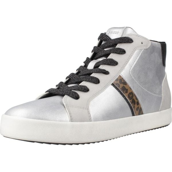 Buty GEOX D BLOMIEE Srebrny. Szare trekkingi Geox, z syntetyku, trekkingowe. Za 351.99 zł.