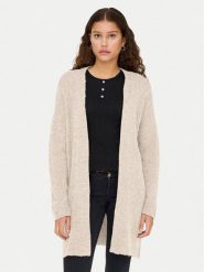ONLY Kardigan Talio 15358604 Beżowy Regular Fit. Brązowe kardigany Only, s, bez wzorów, z syntetyku. Za 169.99 zł.