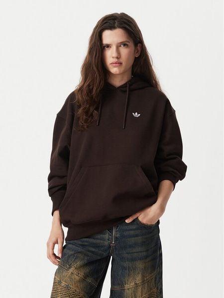 Adidas Bluza Ess Os LH4724 Brązowy Regular Fit. Brązowe bluzy Adidas, s, bez wzorów, z bawełny, bez kaptura. Za 182.99 zł.