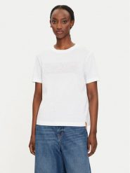 Max Mara Leisure T-Shirt Tahiti 2426946038650 Biały Regular Fit. Białe t-shirty Max Mara Leisure, s, bez wzorów, z bawełny, bez kołnierzyka, bez ramiączek. Za 559.99 zł.