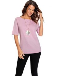 WITT WEIDEN Koszulka w kolorze jasnoróżowym rozmiar: 36. Różowe bluzki WITT WEIDEN, bez wzorów, bez kołnierzyka, bez ramiączek. Za 30.99 zł.