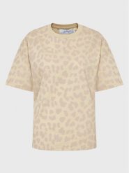 HYPE T-Shirt YVLR-165 Beżowy Relaxed Fit. Brązowe t-shirty Hype, bez wzorów, z bawełny, bez kołnierzyka, bez ramiączek. Za 139.99 zł.