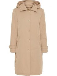 TicketWOMAN Płaszcz przejściowy "Casja" w kolorze beżowym rozmiar: 34. Brązowe płaszcze TicketWOMAN, bez wzorów, bez kaptura. Za 350.45 zł.