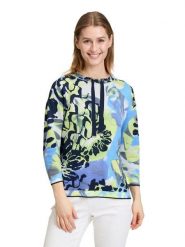 Betty Barclay Sweter w kolorze niebiesko-zielonym rozmiar: 38. Niebieskie swetry Betty Barclay, bez wzorów, bez ramiączek. Za 165.99 zł.