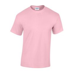 Ciężka Bawełniana Koszulka Unisex Dla Dorosłych. Czerwone bluzki GILDAN, m, bez wzorów, z bawełny, sportowe, bez kołnierzyka, bez ramiączek. Za 30.99 zł.