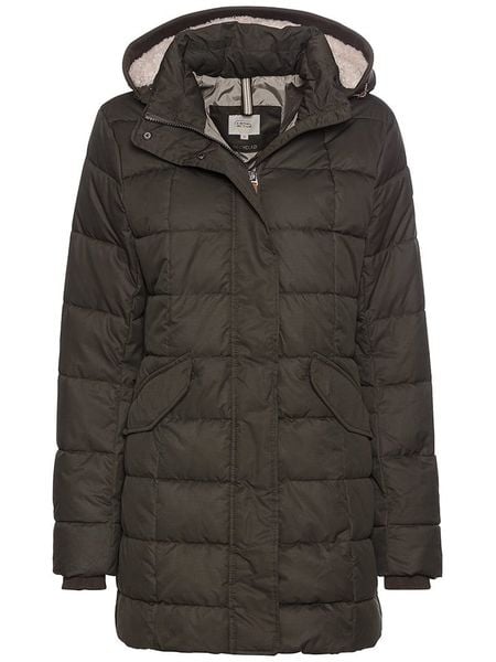 Camel Active Płaszcz pikowany w kolorze ciemnozielonym rozmiar: 46. Zielone płaszcze Camel Active, bez wzorów, bez kaptura. Za 408.03 zł.