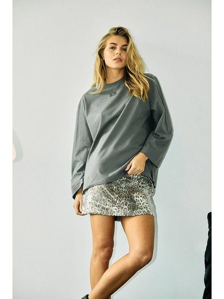 Noisy may Koszulka w kolorze szarym rozmiar: XS. Szare bluzki Noisy may, xs, bez wzorów, z bawełny, bez kołnierzyka, bez ramiączek. Za 57.06 zł.