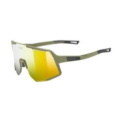 Okulary przeciwsłoneczne Uvex Sequenze CV. Zielone okulary przeciwsłoneczne UVEX, bez wzorów, sportowe. Za 575.50 zł.