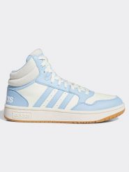 Adidas Sneakersy w kolorze biało-błękitnym rozmiar: 40. Białe trampki Adidas, bez wzorów, za kostkę, bez zapięcia. Za 241.95 zł.