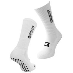Skarpety do piłki nożnej antypoślizgowe Proskary Comfort. Białe skarpety Proskary, bez wzorów. Za 54.99 zł.
