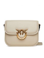 PINKO Torebka Love Box Bag Fl Mini 104297 A26L Écru. Listonoszki Pinko, bez wzorów, ze skóry, bez dodatków. Za 1,509.00 zł.
