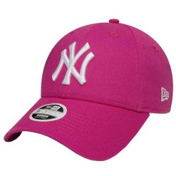 Damska czapka z daszkiem New Era MLB New York Yankees. Czerwone czapki New Era, bez wzorów, z bawełny. Za 109.99 zł.