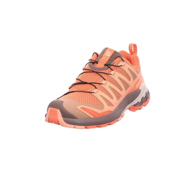 Buty trekkingowe damskie Salomon L47468200. Brązowe trekkingi Salomon, z materiału, trekkingowe. Za 652.00 zł.