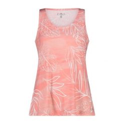 Damski tank top CMP. Czerwone topy CMP, bez wzorów, bez kołnierzyka, bez ramiączek. W wyprzedaży za 143.75 zł.