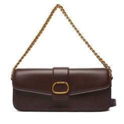 Torebka TWINSET. Brązowe listonoszki Twinset, bez wzorów, bez dodatków. Za 1,459.00 zł.