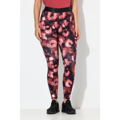 Damskie Legginsy sportowe w panterkę szybkoschnące elastyczny pas. Czerwone legginsy Ulla Popken, plus size, bez wzorów, z elastanu. Za 199.99 zł.