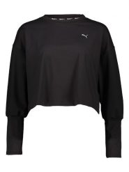 Puma Koszulka sportowa "Studio Cloudspun" w kolorze czarnym rozmiar: M. Czarne koszulki sportowe Puma, bez wzorów, z materiału, bez ramiączek, outdoorowe. Za 132.05 zł.
