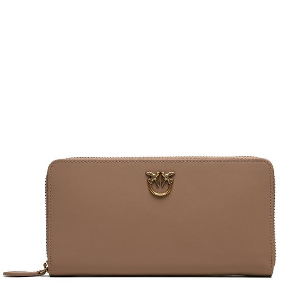 Portfel PINKO. Brązowe portfele Pinko, bez wzorów. Za 449.99 zł.