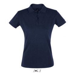 Damska koszulka polo Sol's Perfect. Niebieskie koszulki polo SOL'S, s, bez wzorów, bez kołnierzyka, bez ramiączek. Za 109.00 zł.