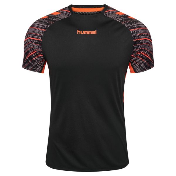 Koszulka treningowa Hummel Blaze Pro. Brązowe bluzki Hummel, bez wzorów, sportowe, bez kołnierzyka, bez ramiączek. Za 165.00 zł.