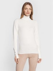 Guess Golf Paule W2BR53 Z2V62 Beżowy Slim Fit. Brązowe golfy Guess, s, z aplikacjami, z wiskozy, bez ramiączek. Za 199.99 zł.