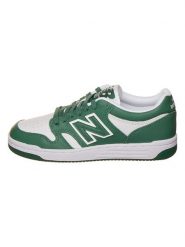 New Balance Skórzane sneakersy "480" w kolorze zielonym rozmiar: 42,5. Zielone trampki New Balance, bez wzorów, bez zapięcia. Za 270.44 zł.