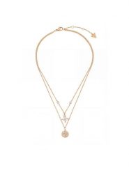 Guess Naszyjnik JUBN06 468JW Złoty. Żółte naszyjniki Guess, ze stali. Za 349.99 zł.