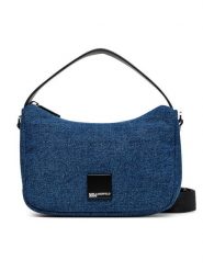 Karl Lagerfeld Jeans Torebka A3W30210 Niebieski. Niebieskie torebki klasyczne Karl Lagerfeld Jeans, bez wzorów, z jeansu, bez dodatków. Za 649.99 zł.