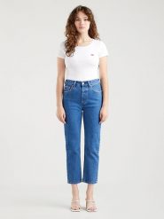 Levi´s Dżinsy - Regular fit - w kolorze niebieskim rozmiar: W26/L28. Niebieskie jeansy l, z aplikacjami, z podwyższonym stanem. Za 188.85 zł.