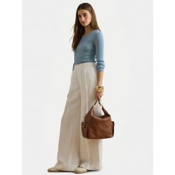 Torebka LAUREN RALPH LAUREN. Brązowe torebki klasyczne Lauren Ralph Lauren, bez wzorów, bez dodatków. Za 2,198.99 zł.