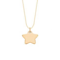 Naszyjnik z pozłacaną gwiazdką na cienkim klasycznym łańcuszku. Żółte naszyjniki Lilou, pozłacane. Za 228.00 zł.